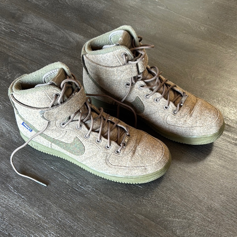 Nike ID Pendleton Air Force 1 Men’s Sneakers - Olive Green